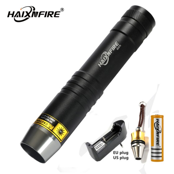 Haixnfire SV370 UV Flashlight 365nm Ultraviaolet White Yellow 3 Color Flashlight LED Light Source Flashlight Lamp Used for Jadeite Jewelry Identification Light